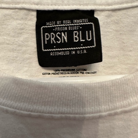 Prison Blues “Made on the Inside” Graphic Tee Large - Picture 3 of 5